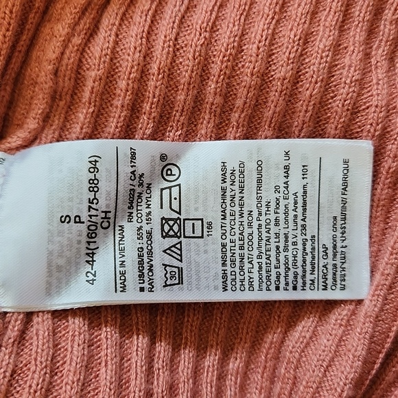 NWOT GAP Ribbed Crochet Tank Bodycon Midi Dress - Picture 7 of 8